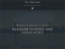 Tablet Screenshot of michaeljamesopticians.com